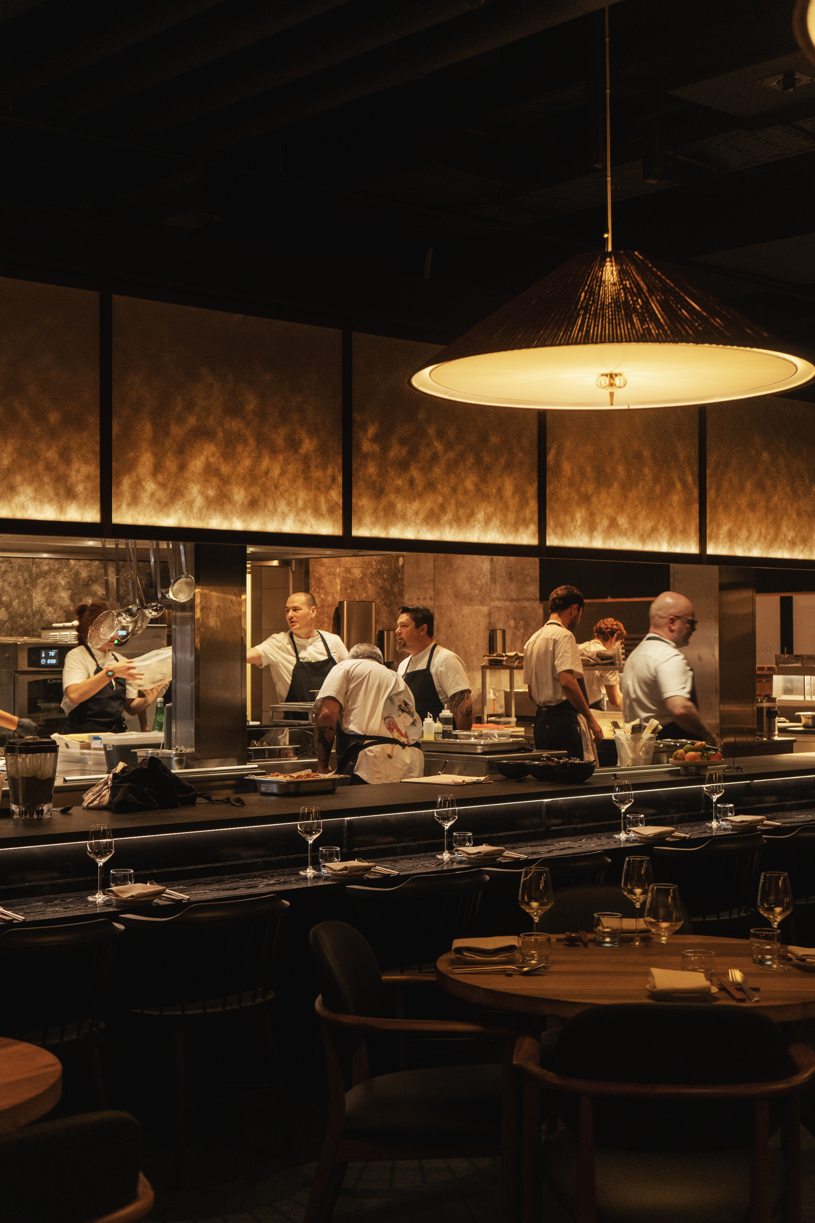 Interiør fra Kinyōbi restaurant i København